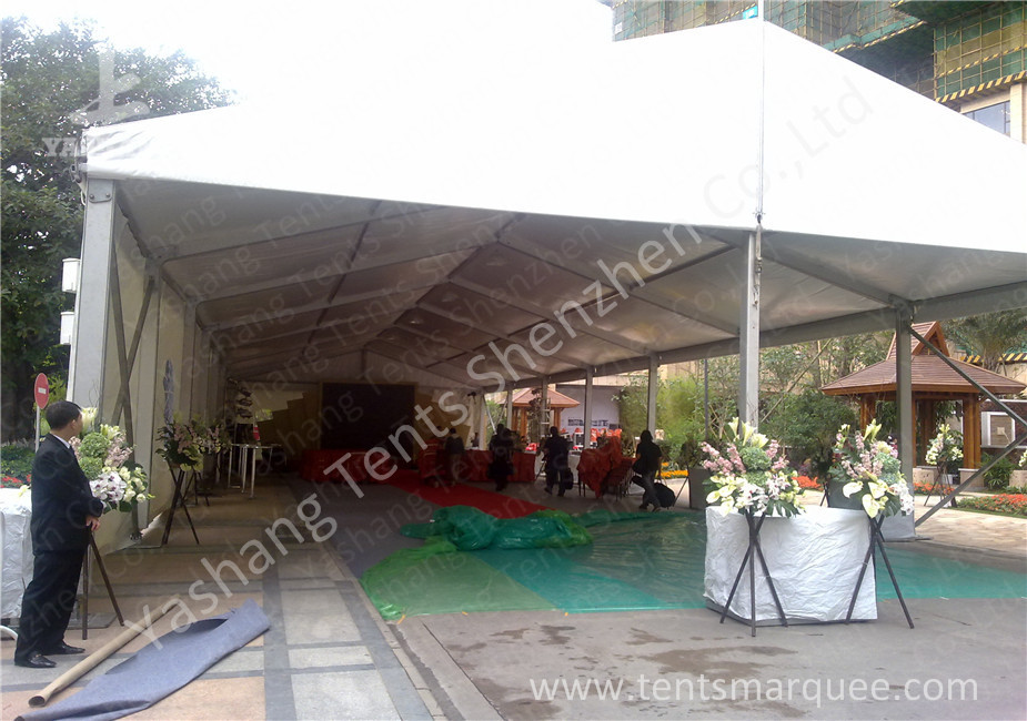 Professional Sturdy Large Outdoor Event Tent Rentals for New Product Launch Training