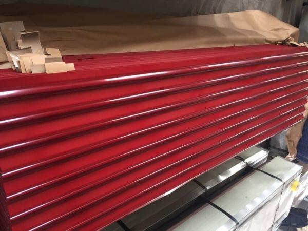 Lightweight Corrugated Sheet Metal Panels , Galvanised Corrugated Steel Roof