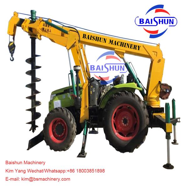 Quality Multi Functional Telegraph Pole Erection Machine For Sub Contractor 100-2000MM for sale