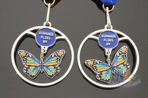 Wholesale Eco - Friendly Raw Material Cut Out Medals With Sublimated Ribbon from china suppliers