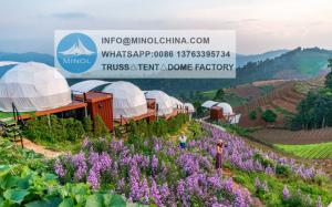 Wholesale Low Price 4m Outdoor Trade Event Steel Frame Dome Tents 1set from china suppliers