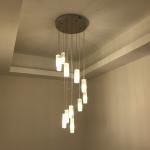 Long Crystal Staircase Chandelier Modern Design Indoor Lighting(WH-NC-100)