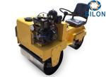 6HP 2 Drum Ride - On Vibratory Road Roller Water Tank 15L 700kg