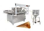 380V Ice Cream Cone Maker Waffle Cones Manufacturing Machine For Large Capacity