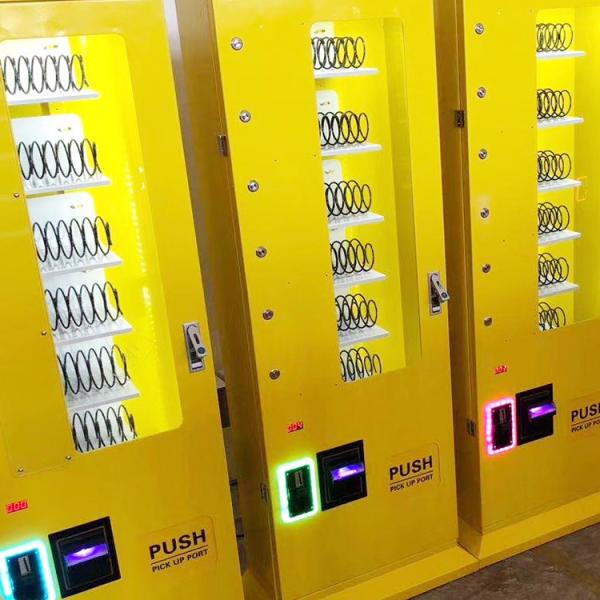 Plug Will Fit According To The Country Coin-operated Vending Machines Free-standing Installation