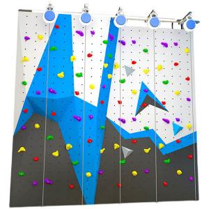 China Artificial Auto Belay Climbing Wall Resin Material For Amusement Park on sale