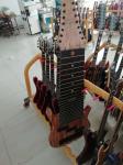 Grand 17 strings bass guitar mahogany body neck rosewood fingerboard wireless