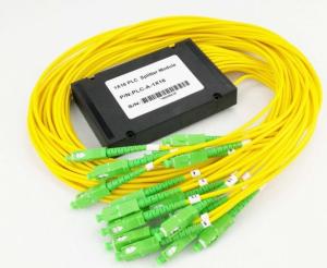 Wholesale ABS Box 1x16 PLC Splitter SC APC Singlemode LSZH Fiber Optic PLC Splitter from china suppliers