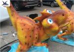 Animatronic Cartoon Realistic Dinosaur Models 2 Meters Long For Children Park