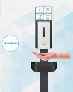 Wholesale 1L Floor Standing Touchless Automatic Sanitizer Dispenser from china suppliers