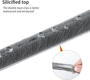 Wholesale 100% pP Wool Pile Weatherstripping Sliding Door Brush Strip from china suppliers