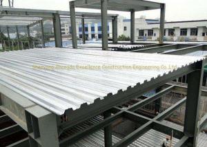 China AISI ASTM Corrugated Steel Floor Decking Sheet Steel Structure 0.5mm - 1.2mm on sale
