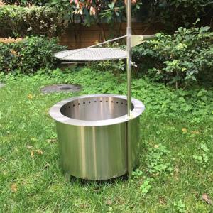 Wholesale 14 Inch Double Wall Smokeless Firepit Grill 22 Inch Bonfire Portable from china suppliers