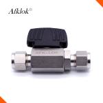 Low Pressure 1000PSI compression fitting Double Ferrule Union Ball Valve