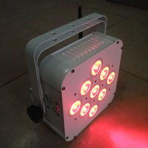 Wholesale 10CH Battery Powered Led Par Cans , Remote Control Led 18 Flat Par Light from china suppliers