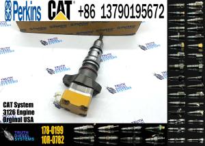 Wholesale Excavator diesel engine parts 325C diesel engine fuel injector 178-0199 1780199 for 3126 3126B from china suppliers