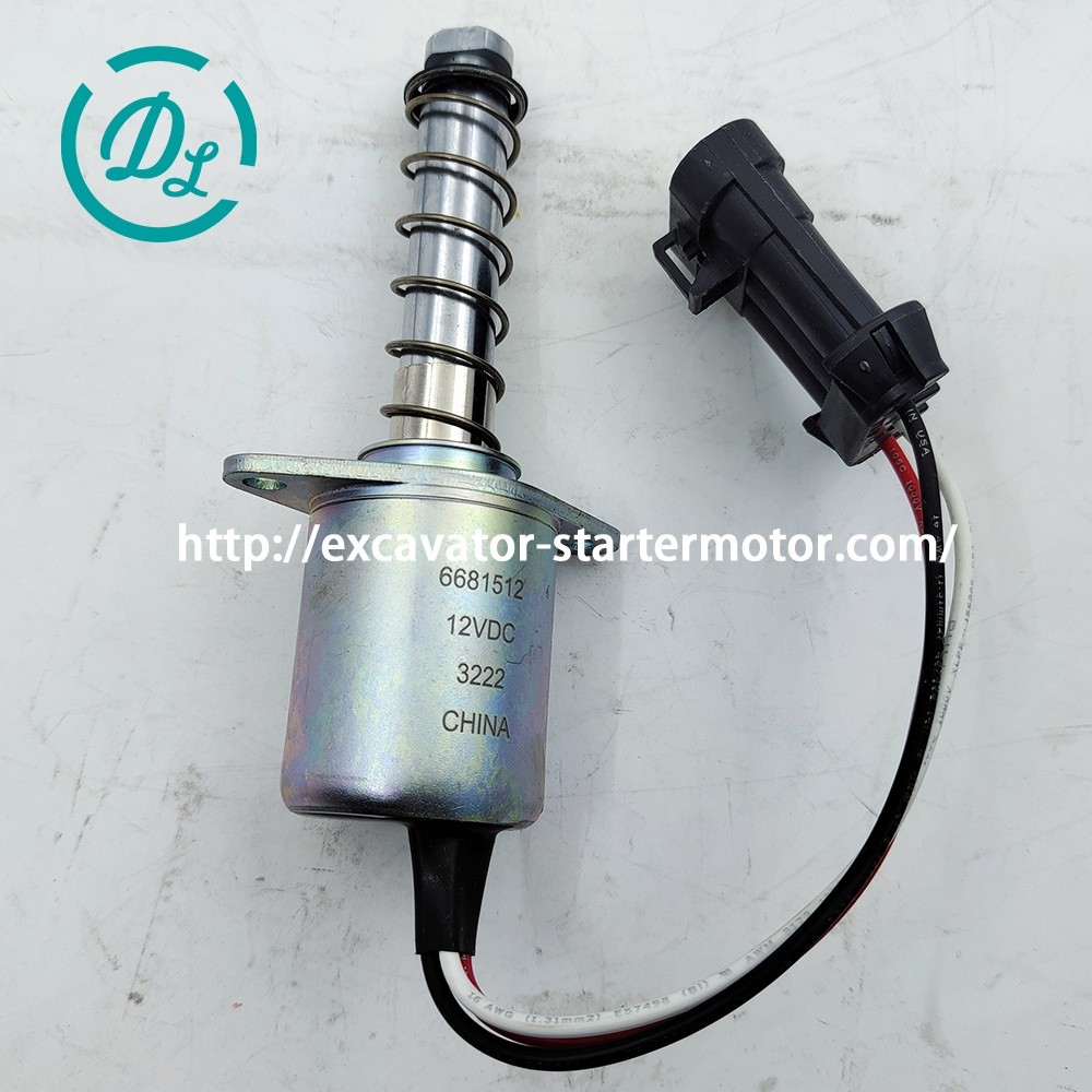 Traction Lock Solenoid 7136559 6681512 12VDC Excavator Engine Parts