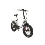 Max Speed 30km/h 36V 13ah White Electric Bike with 20 Inch Snow Fat Tire DOMANCA