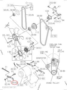Wholesale ZX70 4JG1 Generator Adjusting Plate , Isuzu Genuine Accessories 8-97184264-0 from china suppliers