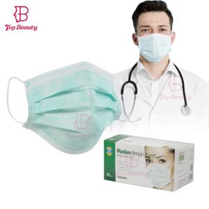Wholesale Breathable Dispsoable Face Mask Three Layer Earloop Hospital Mouth Mask from china suppliers