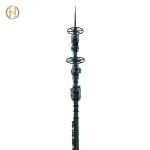 30m Hot Dip Galvanized Telecommunication Poles ASTM A572 GR65 Steel