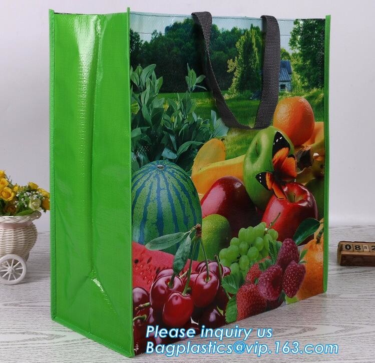 recycled pp woven laminated shopping bags glossy pp woven bags for advertising,ecofriendly pp lamination non woven shopp