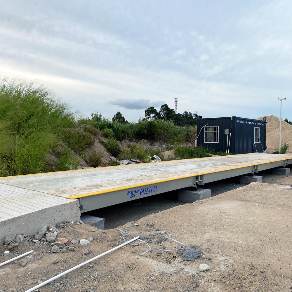 LCD Display 100 Ton Weighbridge Export Truck Scale