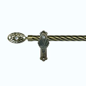 Wholesale multicolor Iron Pipe Curtain Rods Muslim Finial Style with diamonds from china suppliers