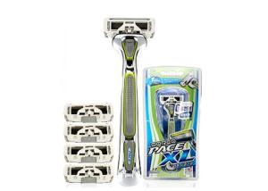 Wholesale Stylized Rubber Grip 6 Blades men razors SXA5000 with Sculpting Trimmer from china suppliers