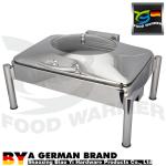 Stackable Commercial Electric Chafing Dish Dual Heating System Mechanical Hinge
