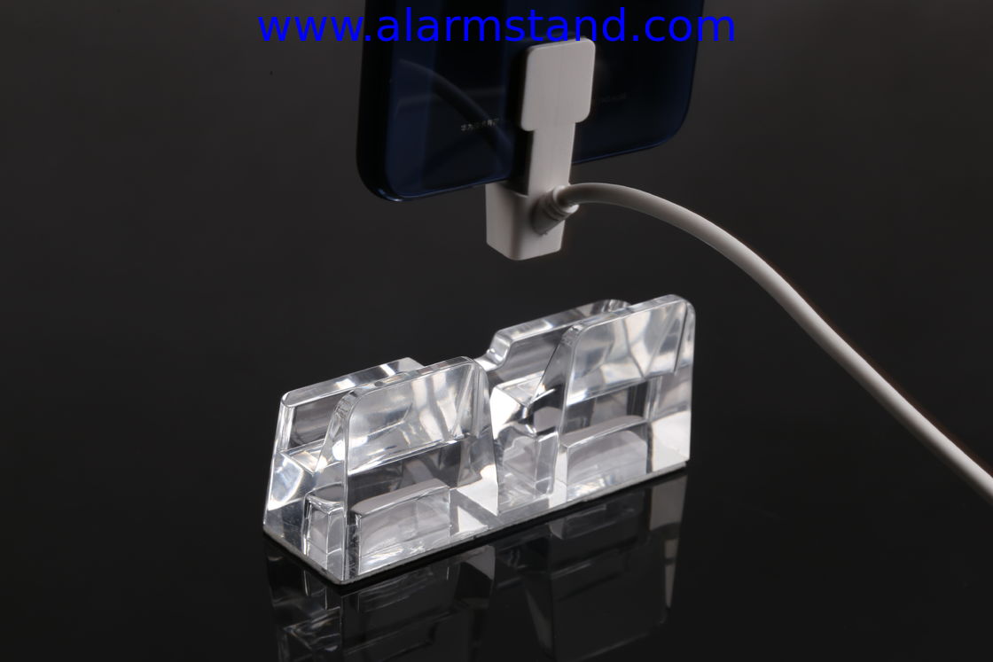 COMER Universal alarm Stand Acrylic display Cell Phone mobile charger Holder for retail store
