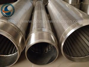 China Full Welded Johnson Wedge Wire Screens Large Open Area Simple Structure on sale