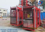 2tons Construction Man and Material Hoist Twin Cages Inverter Control