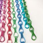Aluminum Curtain For Ceiling Decoration Fly Curtain Metal Chain Fly Pest Insect