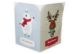 A6 4C Offset Printing Song Greeting Cards Recording / Audio With 3 AG Battery