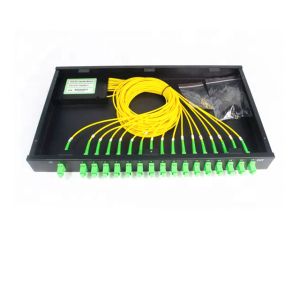 Wholesale Fixed Rack Mounted 1U 1X32 PLC Splitter FTTH Patch panel from china suppliers