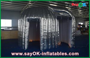 Wholesale Inflatable Party Decorations Custom Made Silvery Led Photobooth Inflatable Advertising Tent For Rental from china suppliers