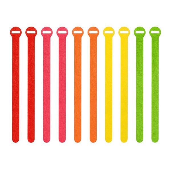 100% Nylon Reusable Cable Ties Multi Purpose Adjustable Velcro Cable Management