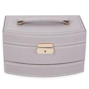 Wholesale Purple Portable Leather Lockable Jewelry Gift Boxes from china suppliers