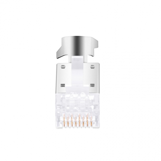 Exact Cables Networking 3U Rj45 Lectroplated Gold 8 Pin Crystal Head Shielded Connector