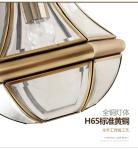 Europe Lustre Copper Led Pendant Chandeliers Lamp Glass Corridor Led Chandelier