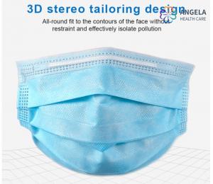 Wholesale Wholesale Stock Lot 3 Ply Ffp2 Non Woven Disposable Medical Surgical Face Mask / Facial Protective Masks / Facemask FDA from china suppliers