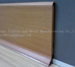 Woodgrain environmental PVC skirting,1000mm*100mm*5mm,easy to install,anti-aging
