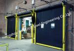 Overhead Roll Up Rubber Curtain Doors For Industry High Performance Rapid-roll