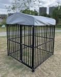 Metal kennel outdoor large dog cage easy to clean and rustproof with lockable