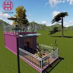 Zontop 20ft 40ft Luxury Modern Portable Fully Furnished Prefabricated Storage