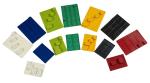 Colorful Super Mini Solderable Breadboard ABS Plastic Material 25 / 35 / 45 Tie