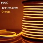 120LEDs Neon Rope Lights Dimmable 110V 220V Cuttable Remote Control Strip Light