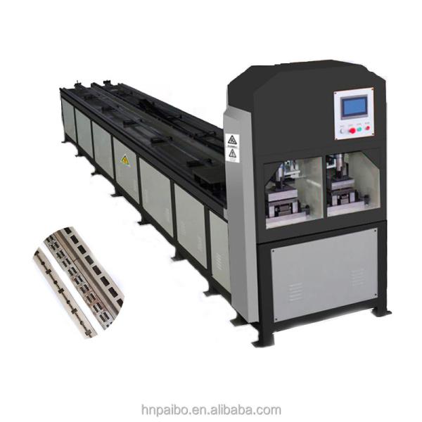 Stainless Steel and Iron Tube CNC Automatic Multi-Hole Flattening Pipe Punching