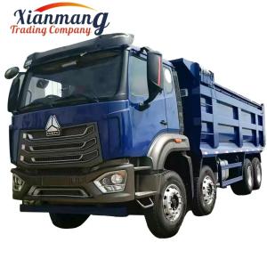 Wholesale 400HP Diesel Dump Tipper Truck HOWO NX 8X4 Drive Wheel Euro 3 Emission Standard And No ESC Or Multimedia System Equipped from china suppliers
